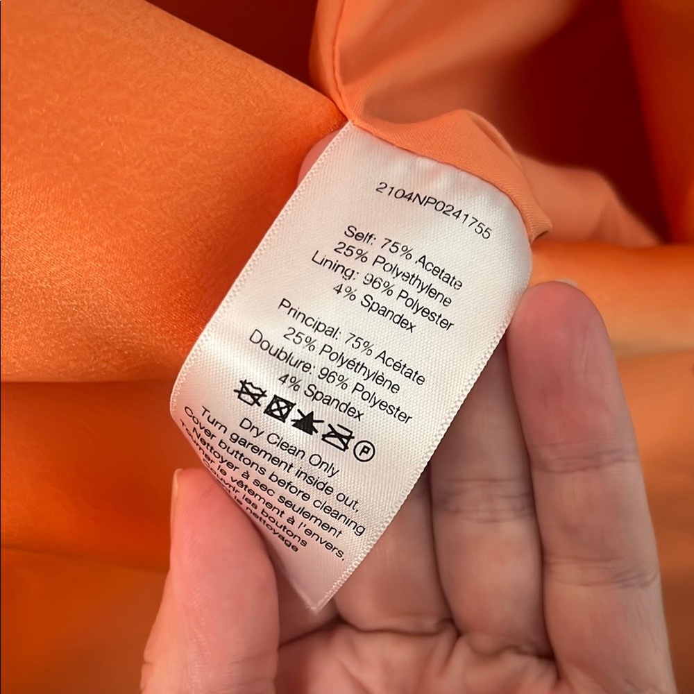 Veronica Beard Vibrant Orange Suit Jacket - Picture 12 of 12